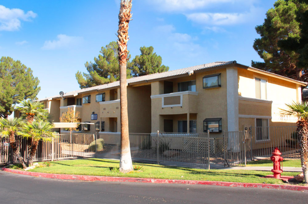 Exterior photo of Sunset Springs apartment Building Exterior 1